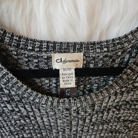 Dynamite Monochrome Longline Knit Maxi Dress - Picture 9 of 10